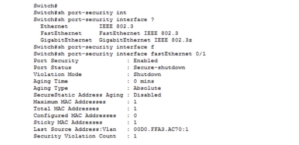 Тренинг Cisco 200-125 CCNA v3.0. День 15. Медленная связь и функция Port Security - 22