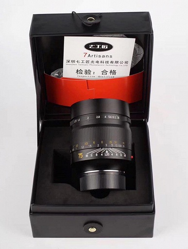 Начались продажи объектива 7Artisans 75mm f/1.25