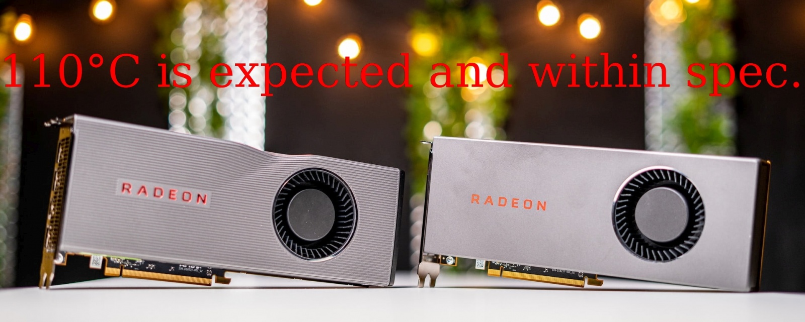 Для GPU серии AMD Radeon RX 5700 температура 110°C — это «нормально, такие показания находятся в пределах спецификации» - 1