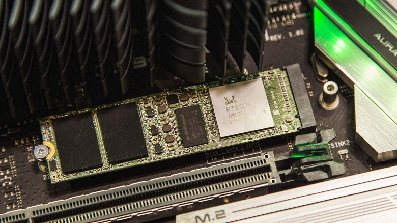 Компания Realtek тоже показала контроллер для SSD с поддержкой PCIe Gen 4 NVMe - 1 Компания Realtek тоже показала контроллер для SSD с поддержкой PCIe Gen 4 NVMe