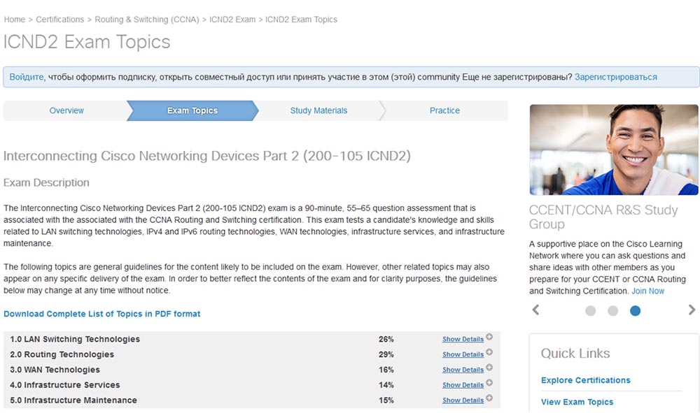 Тренинг Cisco 200-125 CCNA v3.0. День 17. Итоги пройденного и дорожная карта курса CCNA - 13