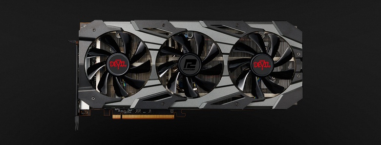 Видеокарты PowerColor Red Devil Radeon RX 5700 получили подсветку... видеопортов