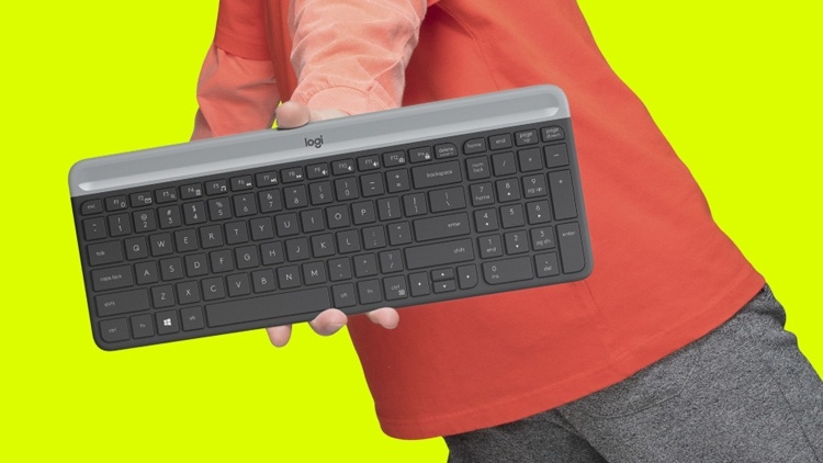 Logitech MK470 Slim Wireless Combo: беспроводные клавиатура и мышь