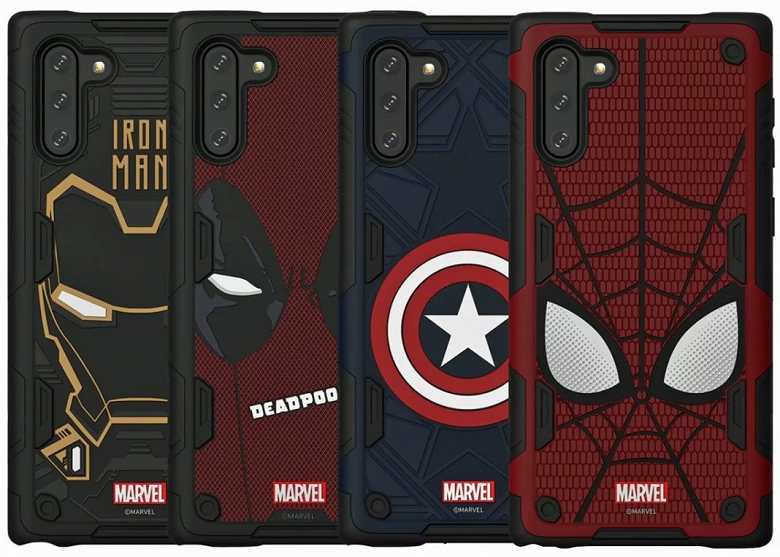 Samsung Galaxy Note10 и Galaxy Note10+ получили умные чехлы с Iron Man, Deadpool, Captain America и Spider-Man