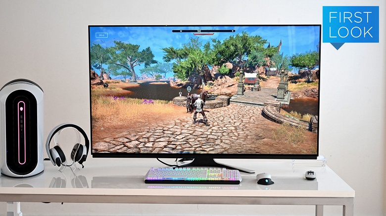 Огромный игровой монитор Alienware 55 OLED Gaming Monitor оценили в... 4000 долларов - 1 Огромный игровой монитор Alienware 55 OLED Gaming Monitor оценили в... 4000 долларов