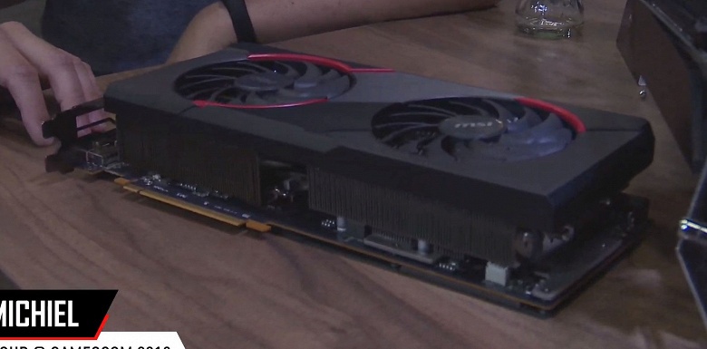 Фотогалерея дня: крупная нереференсная видеокарта MSI Radeon RX 5700 XT Gaming