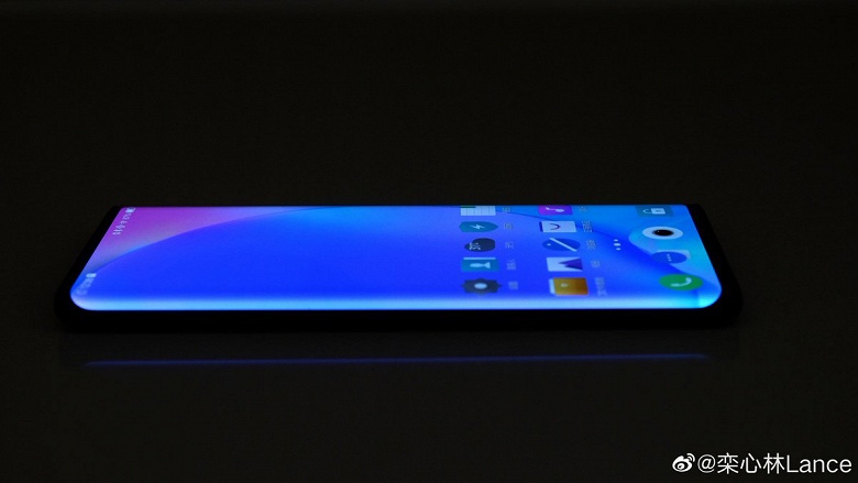 Первое фото смартфона Vivo Nex 3 с экраном-водопадом