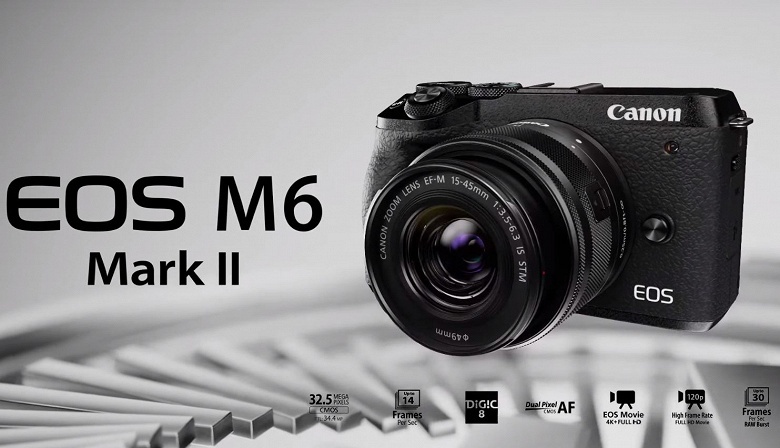 Видео дня: камера Canon EOS M6 Mark II