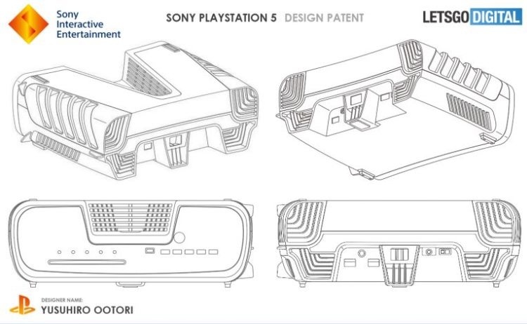 Запатентован дизайн новой игровой консоли Sony. PlayStation 5 будет такой?