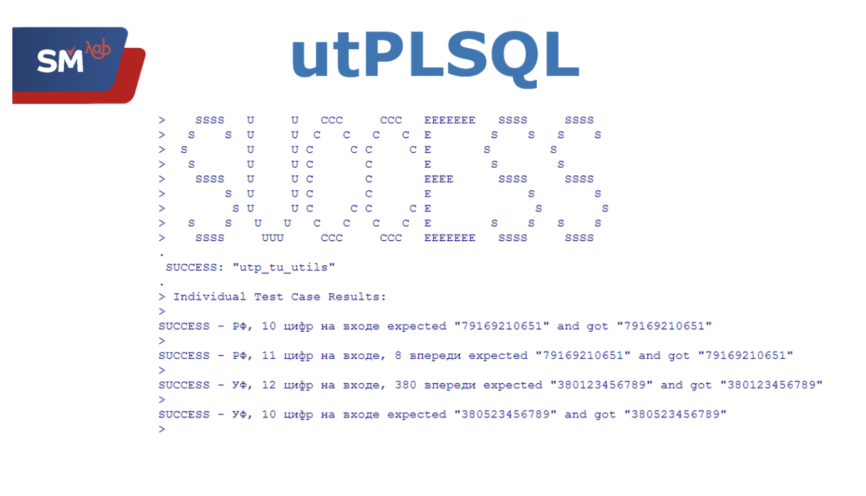 Unit-тесты в СУБД — как мы делаем это в Спортмастере, часть первая - 6 Unit-тесты в СУБД — как мы делаем это в Спортмастере, часть первая - 6
