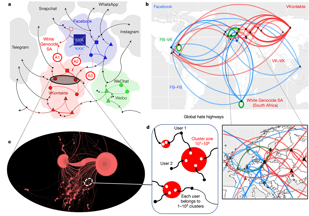 «Ненависть витает в воздухе». Учёные впервые изучили эволюцию расистских групп Facebook и «Вконтакте» - 1