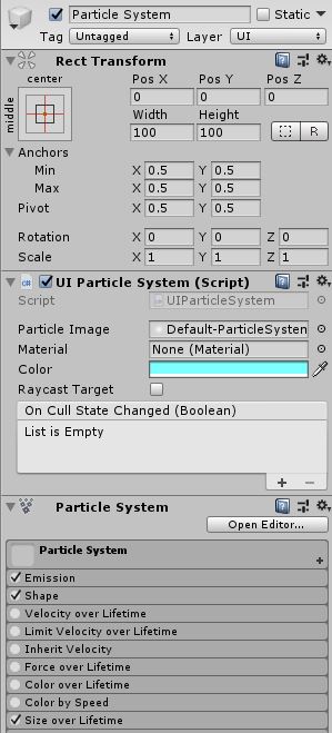 Cоздание визуальных компонентов в Unity UI. Система частиц - 3 image