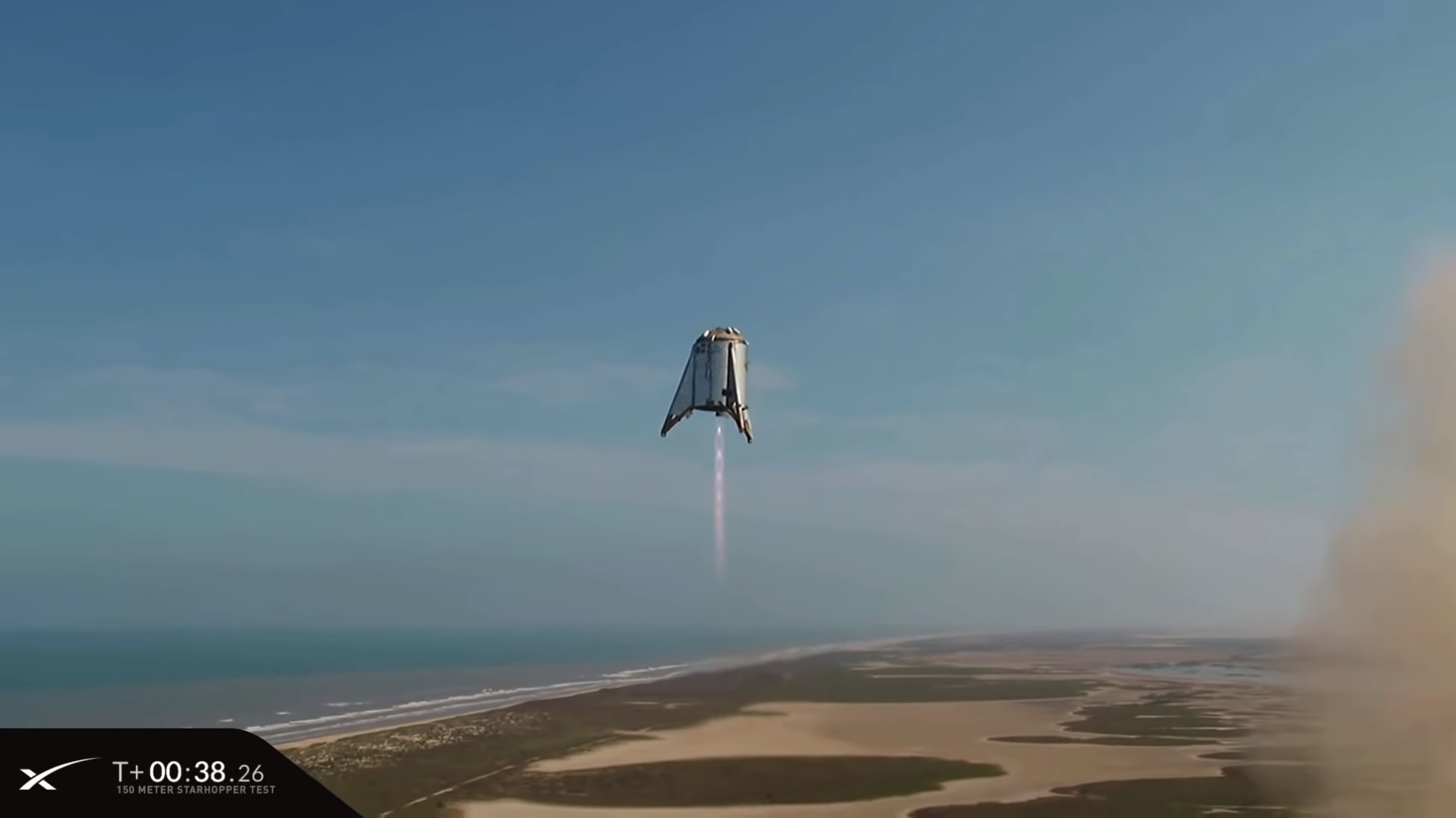 SpaceX провела летные испытания прототипа ракеты Starship — взлет на высоту 150 метров и мягкая посадка на площадку - 6