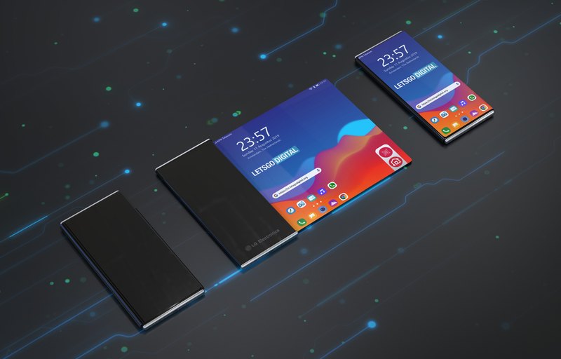 Необычный дизайн смартфона с разворачивающимся экраном: патент LG