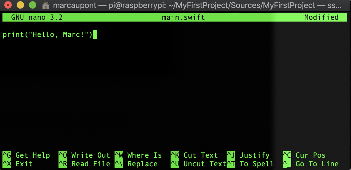 Язык программирования Swift на Raspberry Pi - 13