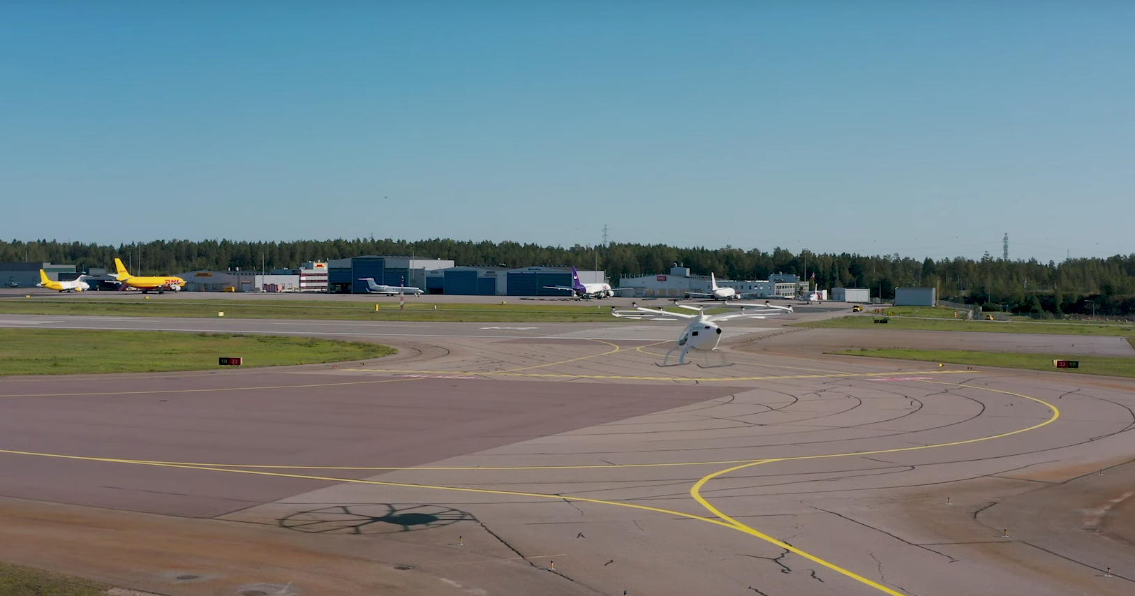 Аэротакси Volocopter совершило полет в Финляндии: видео