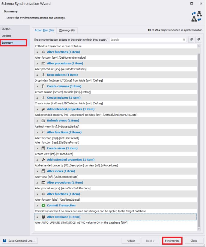 Сравнение компараторов для синхронизации схем и данных баз данных MS SQL Server - 19 Сравнение компараторов для синхронизации схем и данных баз данных MS SQL Server - 19
