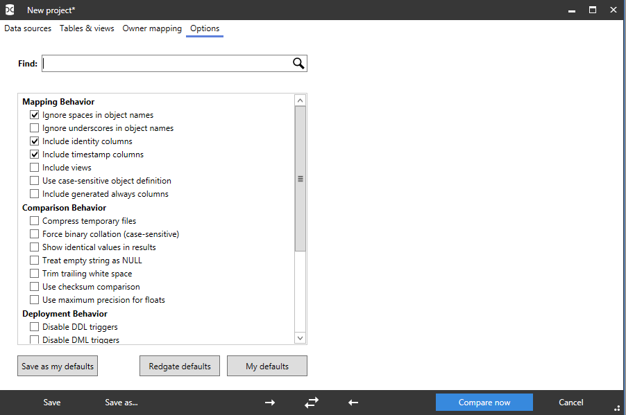 Сравнение компараторов для синхронизации схем и данных баз данных MS SQL Server - 97 Сравнение компараторов для синхронизации схем и данных баз данных MS SQL Server - 97