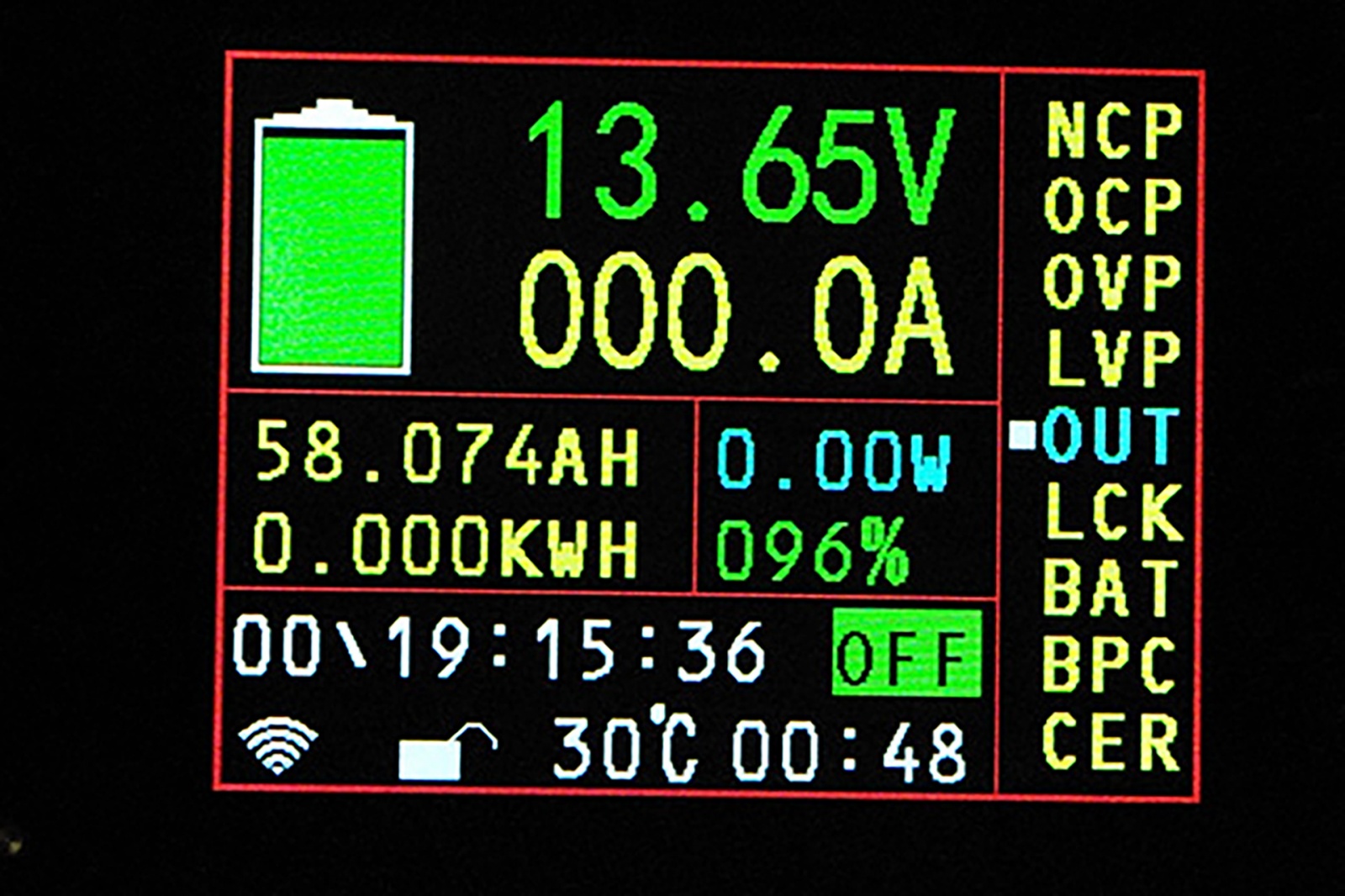 Показания VAC8010F-80V Как подключить стартерную АКБ к ИБП - 24