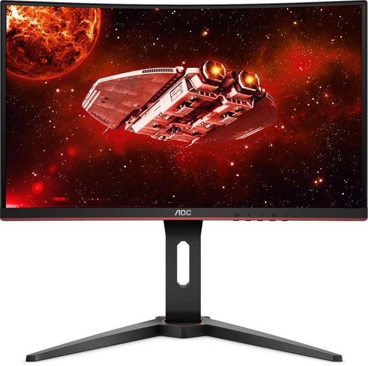 Изогнутый игровой монитор AOC CQ27G1 с поддержкой FreeSync стоит 9