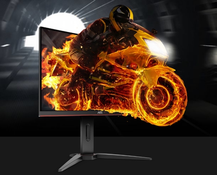 Изогнутый игровой монитор AOC CQ27G1 с поддержкой FreeSync стоит $279