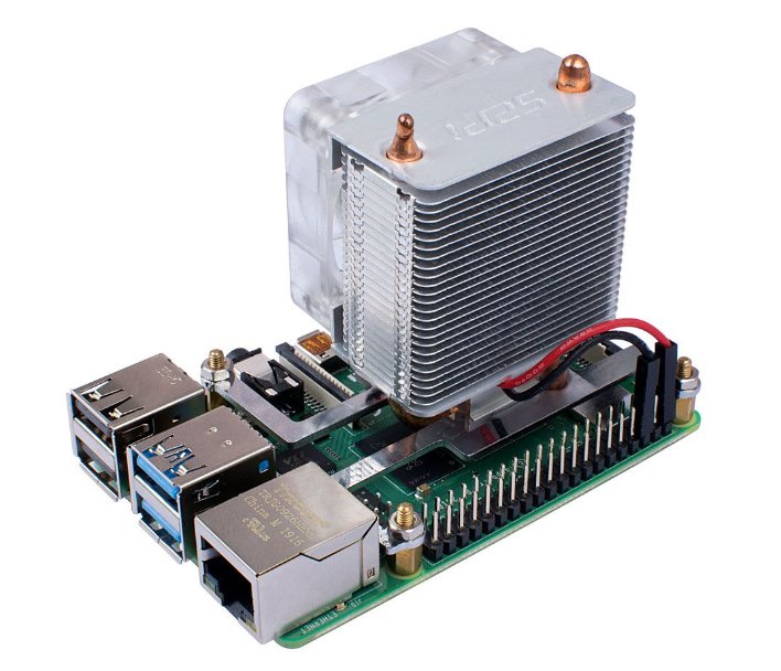 Разноцветный башенный кулер для Raspberry Pi способен снизить температуру сразу на 40° - 2