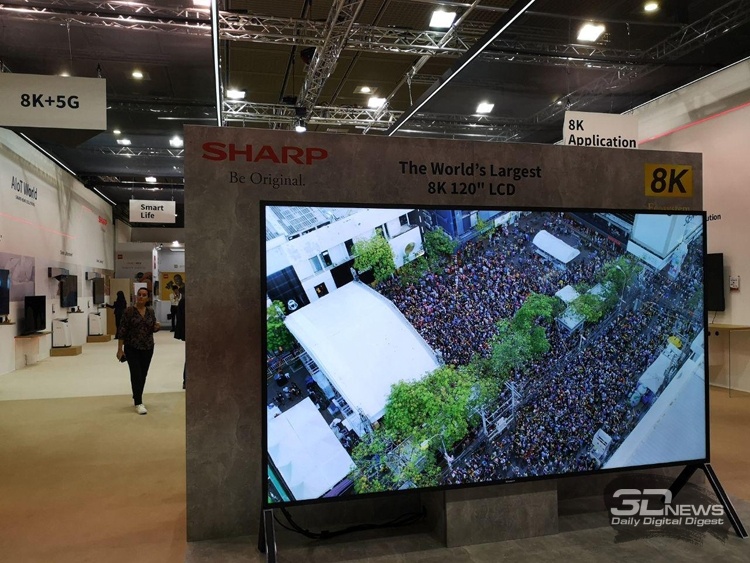 IFA 2019: гигантские телевизоры Sharp и METZ формата 8K