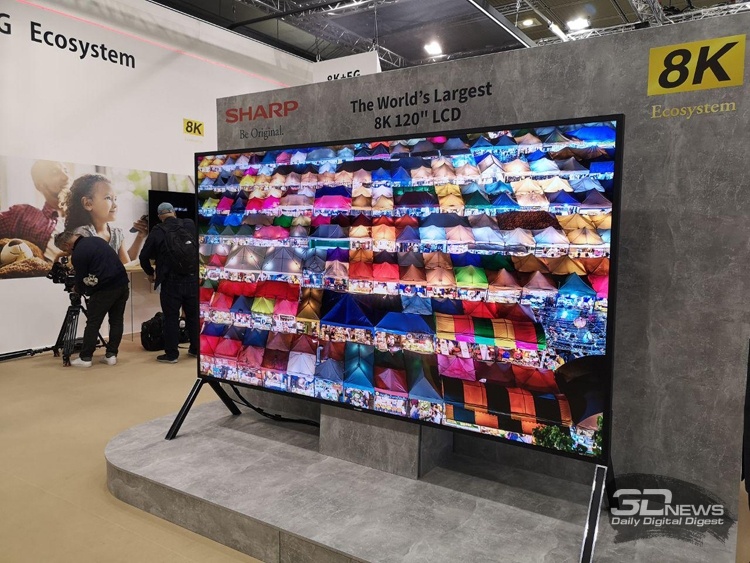 IFA 2019: гигантские телевизоры Sharp и METZ формата 8K