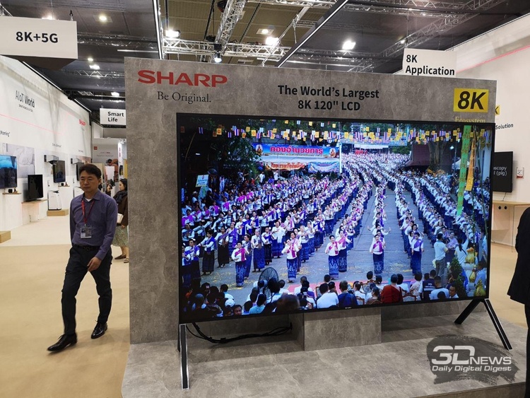 IFA 2019: гигантские телевизоры Sharp и METZ формата 8K
