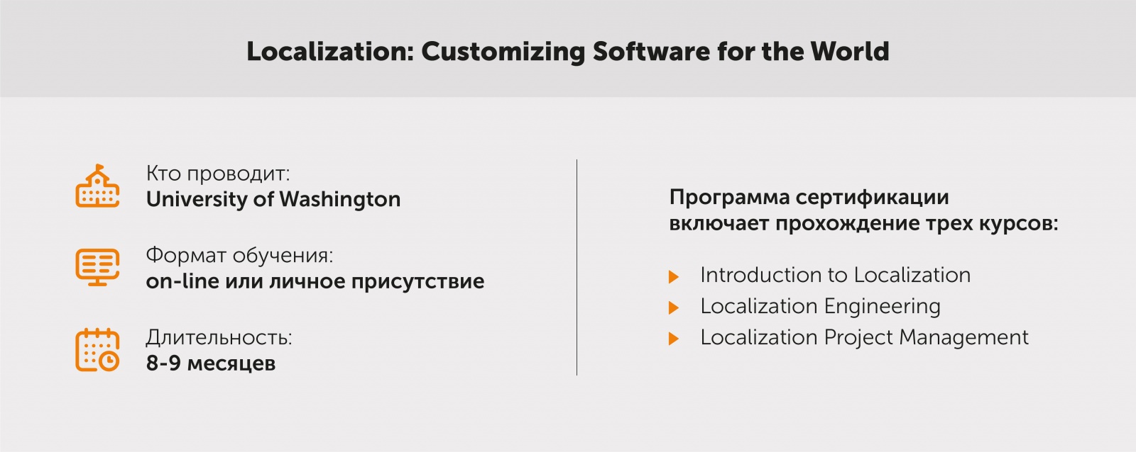 Обучение локализации в Вашингтонском университете - 2