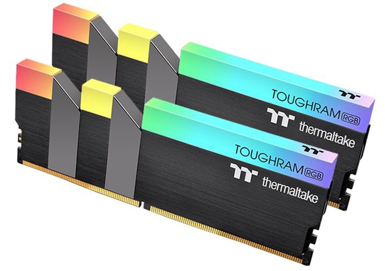 Модули памяти Thermaltake Toughram RGB DDR4 работают на частоте до 3600 МГц