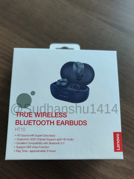 Беспроводные наушники Lenovo HE15 работают до 12 часов без подзарядки. Фотографии Lenovo HE16 и HT10 - 2 Беспроводные наушники Lenovo HE15 работают до 12 часов без подзарядки. Фотографии Lenovo HE16 и HT10