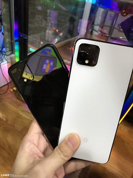 Черный и белый Google Pixel 4 XL можно легко спутать