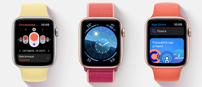 Новые функции для умных часов Apple Watch станут доступны 19 сентября