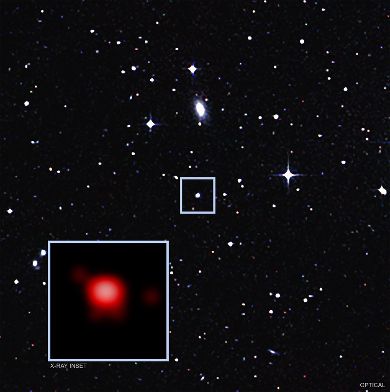 Астрономы детектировали странное поведение далекой черной дыры