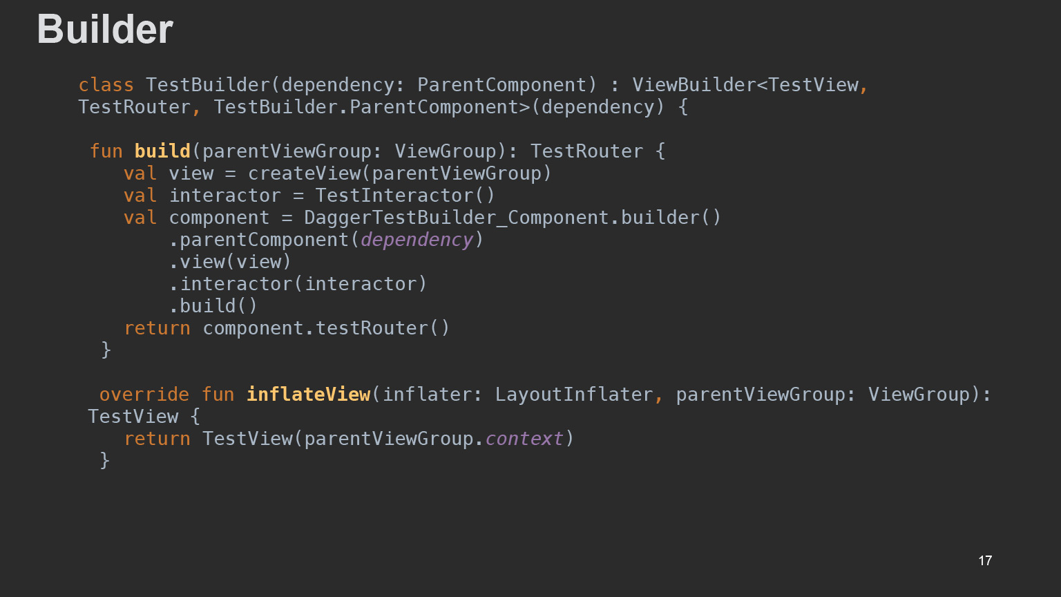 Как мы внедряли архитектуру RIBs. Доклад Яндекс.Такси - 12
