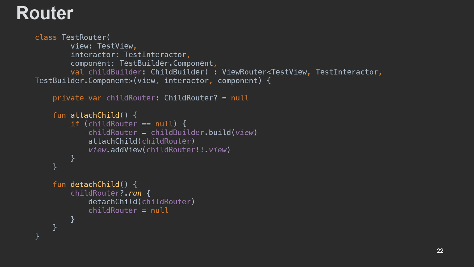 Как мы внедряли архитектуру RIBs. Доклад Яндекс.Такси - 17