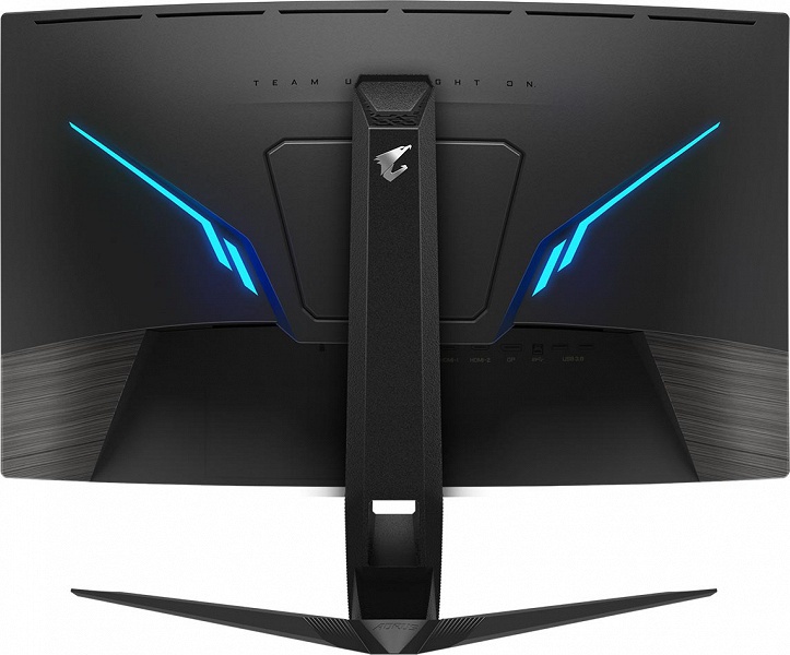 Монитор Aorus CV27Q оснащен вогнутым экраном со временем отклика 1 мс и частотой обновления 165 Гц