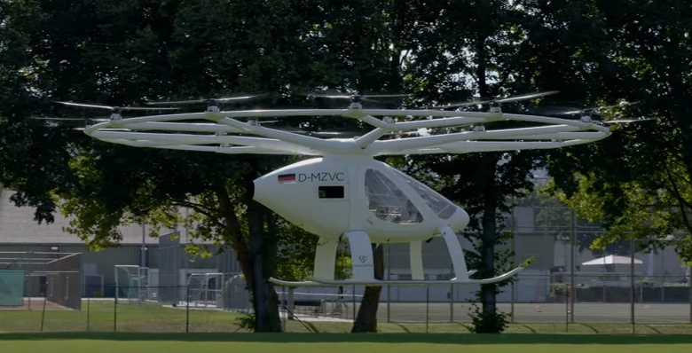 Беспилотное летающее такси Volocopter совершило свой первый европейский &laquo;городской полёт&raquo;