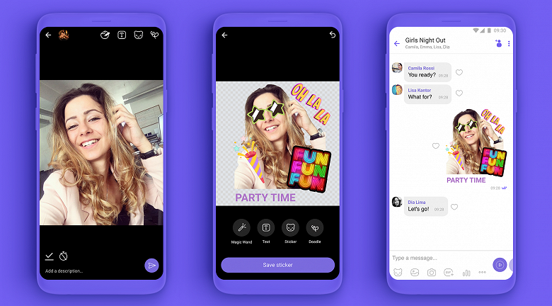 В Viber теперь тоже можно создавать собственные стикеры - 1 В Viber теперь тоже можно создавать собственные стикеры