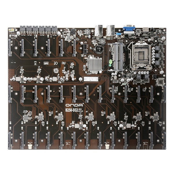 Onda B250 D32-D3 — гигантская системная плата с 32 портами SATA - 1 Onda B250 D32-D3 — гигантская системная плата с 32 портами SATA