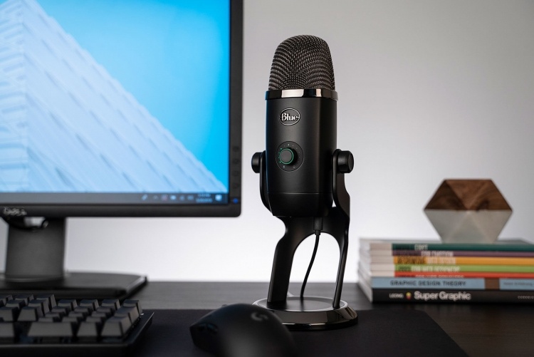 USB-микрофон Blue Yeti X идеально подходит для подкастов и потокового вещания