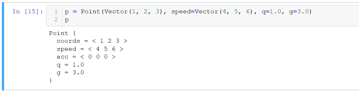 Элементарная симуляция кастомного физического взаимодействия на python + matplotlib - 2