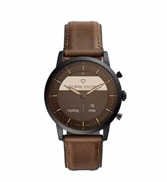 Умные часы Fossil Collider Hybrid Smartwatch HR получили аналоговые стрелки и экран E Ink - 2 Умные часы Fossil Collider Hybrid Smartwatch HR получили аналоговые стрелки и экран E Ink