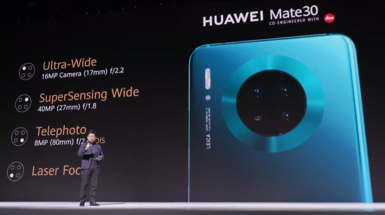 Представлены флагманские камерофоны Huawei Mate 30 и Huawei Mate 30 Pro