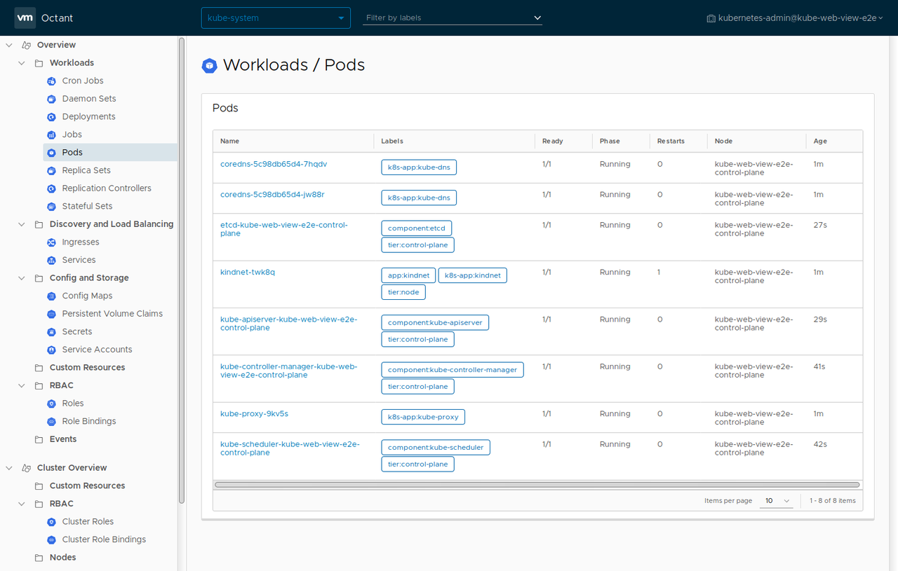 Анонс веб-интерфейса Kubernetes Web View (и краткий обзор других web UI для Kubernetes) - 8