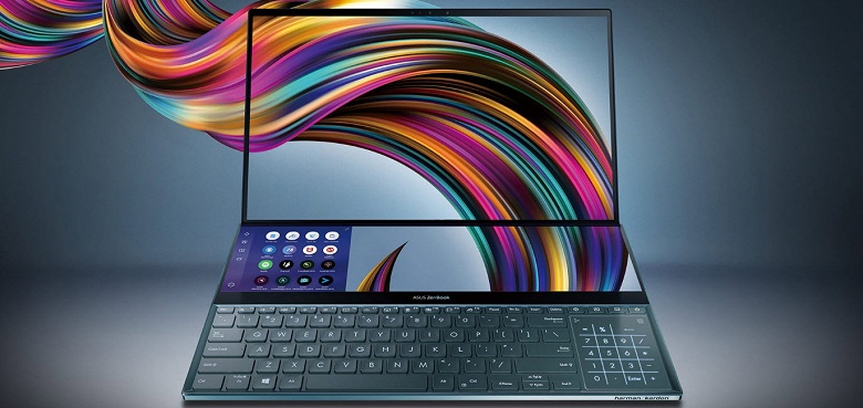 Ноутбук будущего Asus ZenBook Pro Duo с дополнительным экраном выходит в России - 1 Ноутбук будущего Asus ZenBook Pro Duo с дополнительным экраном выходит в России