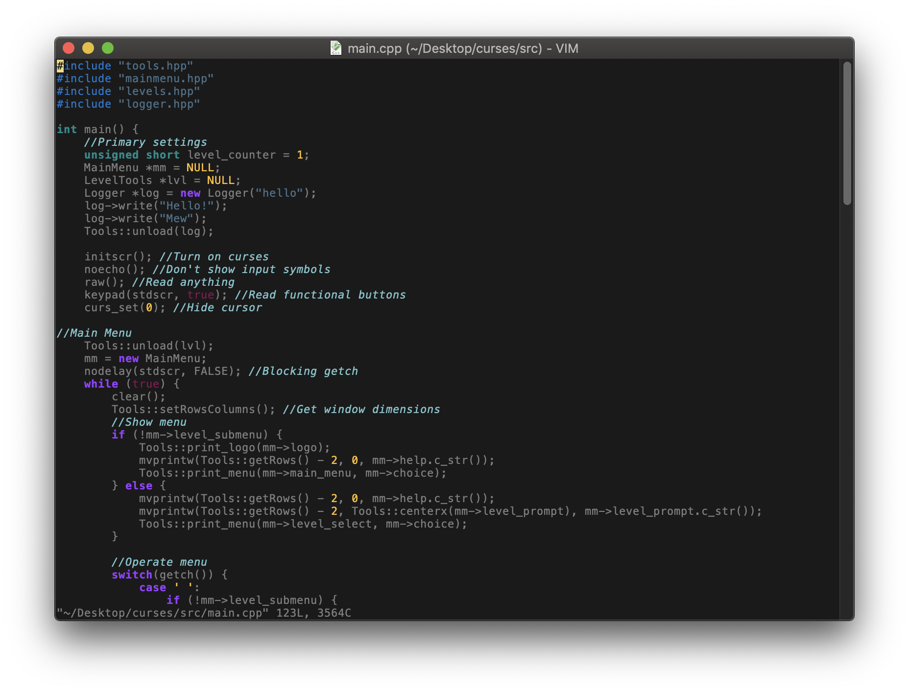 Делаем из Vim-а конфетку - 4 Делаем из Vim-а конфетку - 4