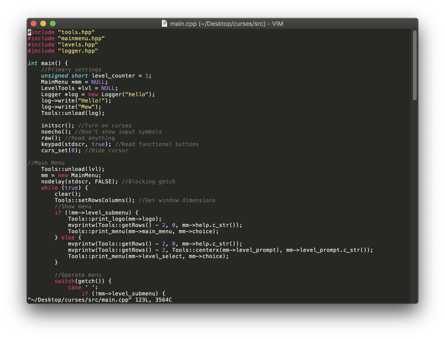 Делаем из Vim-а конфетку - 5 Делаем из Vim-а конфетку - 5