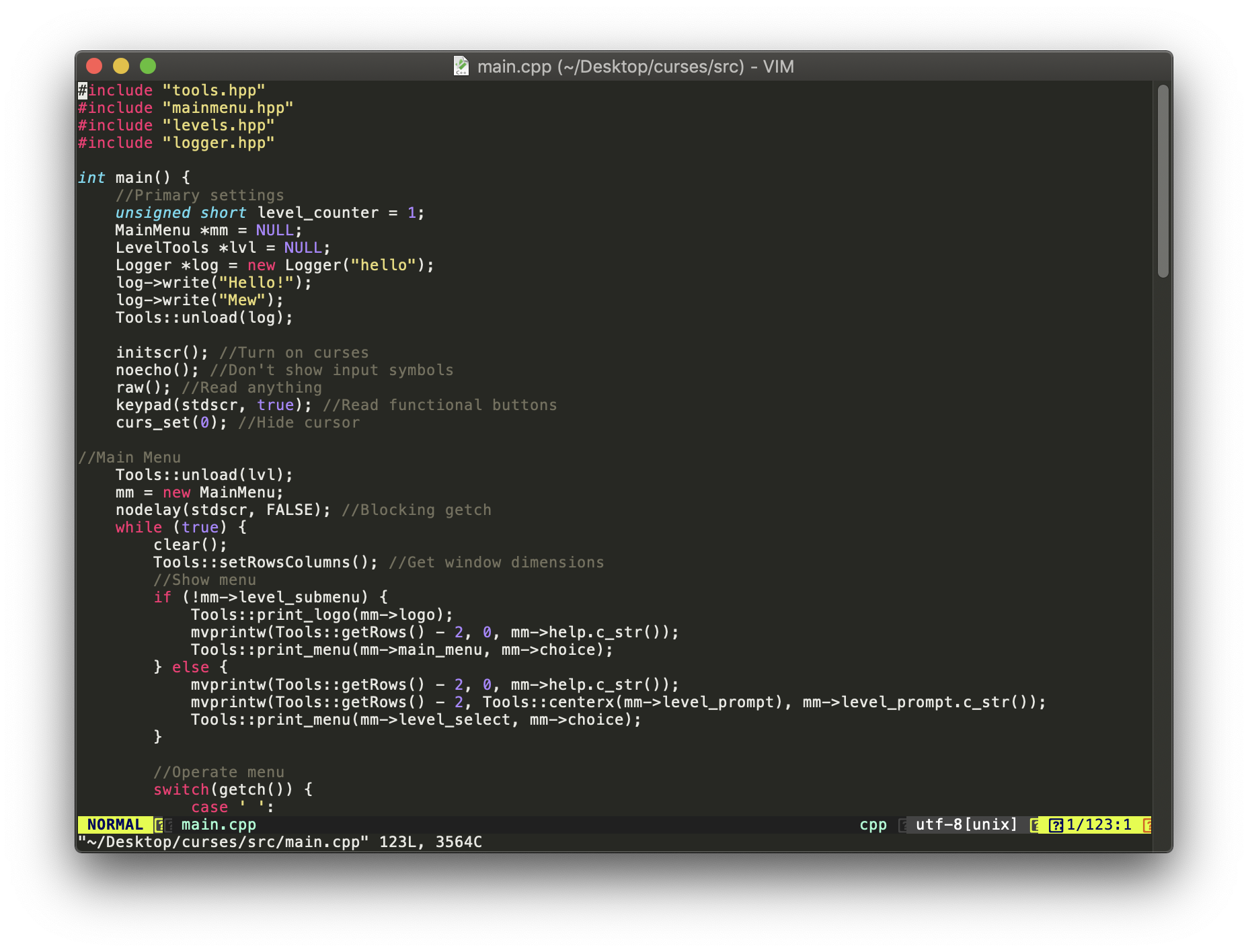 Делаем из Vim-а конфетку - 7 Делаем из Vim-а конфетку - 7